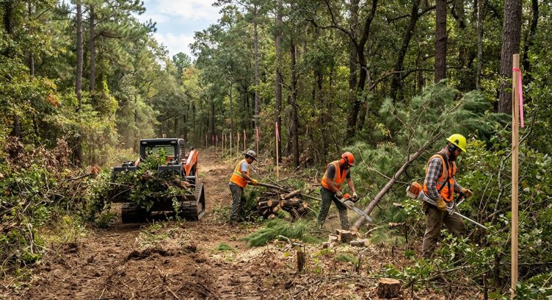 Building Site Clearing in Houston, TX